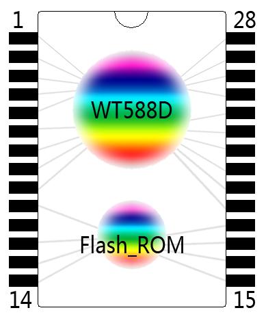 WT588D08/16-28SS/28P Voice Chip