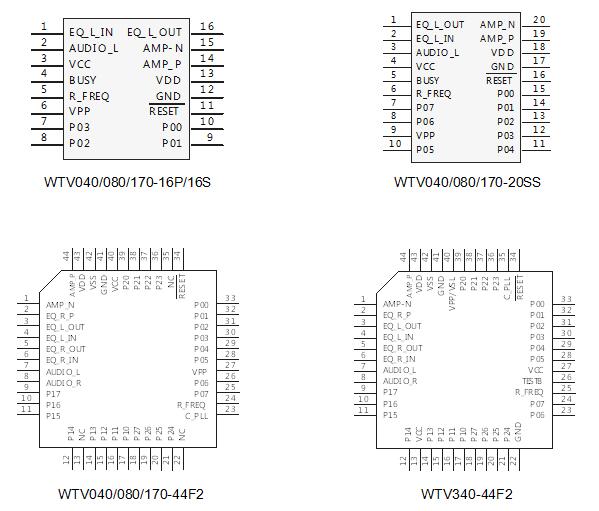 WTV040 Voice Chip