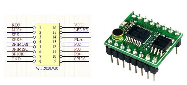 WTR030 Voice Recording Module