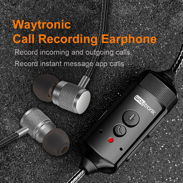 Waytronic Call Recording Earphone