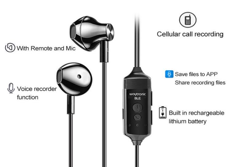 Cellphone Call Recorder Earphone