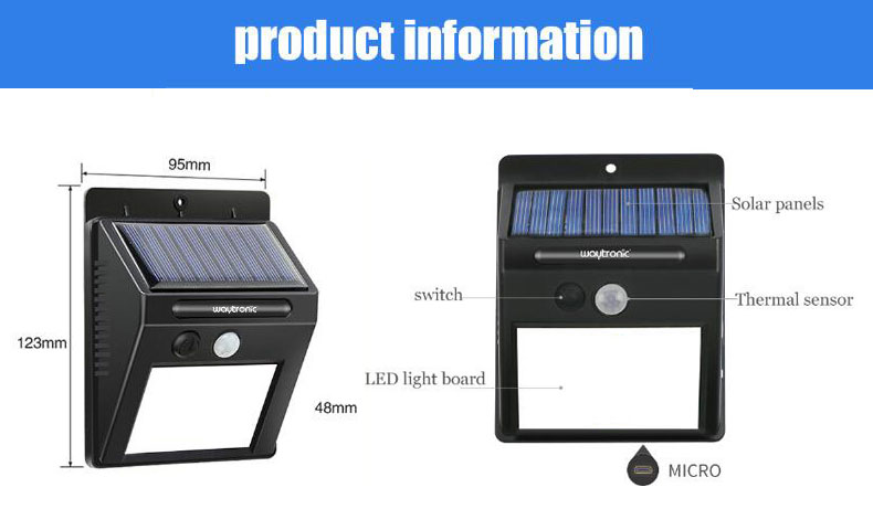 WT-WS1 Solar voice reminder device