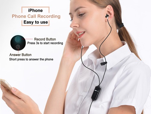 Description of WT -102 Cellphone Call Recorder Earphone