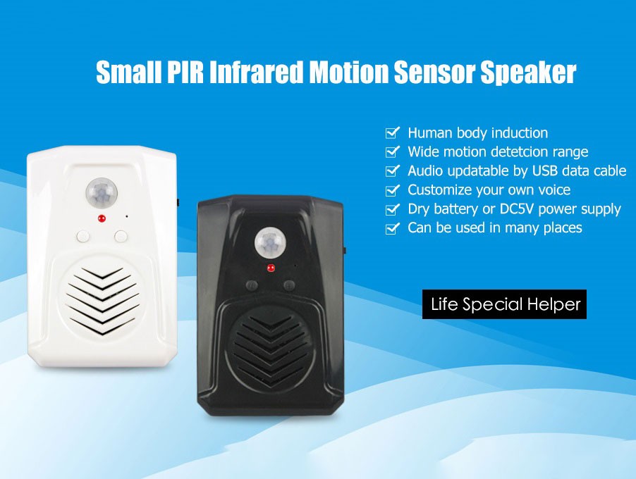 Audio Instruction Speaker/Player against the COVID-19 pandemic