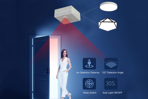 An infrared human body induction voice horn with external trigger and relay functions！