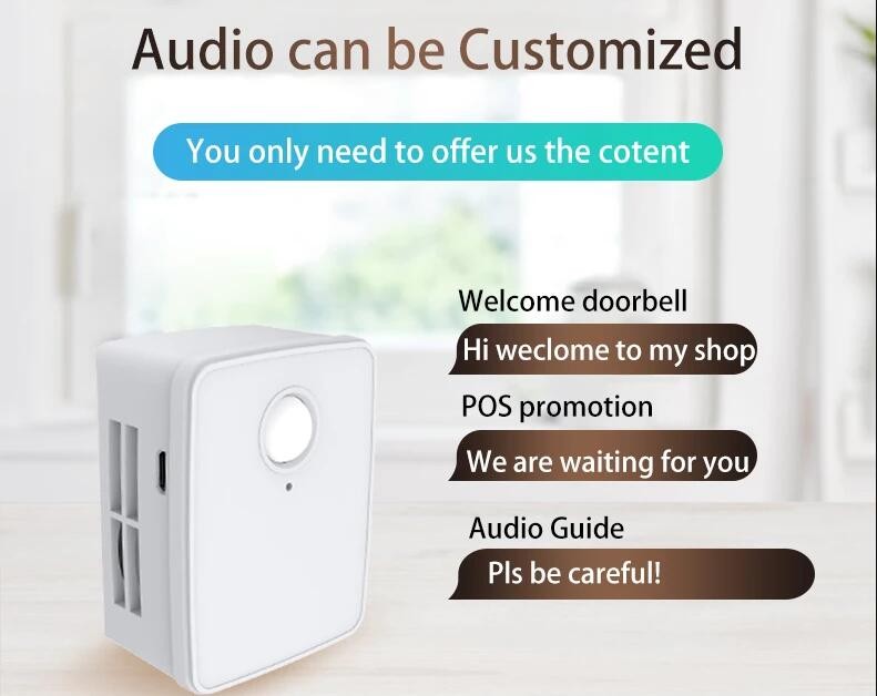 WT-N11 Wireless Infrared IR Motion Sensor Door bell